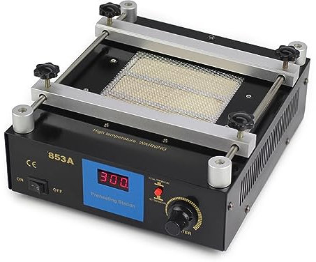 Estación de retrabajo, estación de precalentamient 853A ESD BGA Estación de retrabajo Digital IR Estación de precalentamiento Estación de soldadura PCB Desoldadura Para reparación de retrabajo de plac