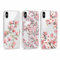 Foonary 3 pezzi Trasparente Cover per Apple iPhone XS Max 6,5, Custodia Aesthetic Fiori Floral Motive Design, Silicone Protezione Phone Case per iPhone XS Max, Fiore 02