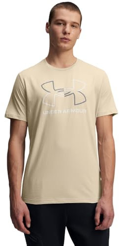 Under Armour Herren UA Foundation Kurzarm-Oberteil, Khaki-Basis, Titangrau, Titangrau, XL