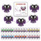 KOOKYE Lilypad Coin Cell Battery Holder x5 + Lilypad LEDs Pink/Red/Yellow/Blue/Green/Orange x30 for Arduino Raspberry Pi microcontroller