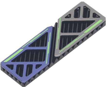 Disipador de Calor SSD M.2 2280, Disipador de Calor de Doble Cara, Disipador de Calor Totalmente de Aleación de Aluminio con Almohadilla Térmica de Silicona para PC, M.2 PCIE