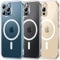 TOCOL Clear Magnetic for iPhone 12 Pro Max Case 6.7-Inch, Fit for MagSafe, Upgraded [Full Camera Protection], [Never Yellowing] Protective HD Hard Shockproof Slim Phone Cover (Clear)