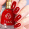 Bright Red Nail Polish - Rose Red Nail Varnish - 15ml Ruby Red Long Lasting Nail Polish - Oil Based Formula Breathable Nail Varnish for Women Girls Holiday Party