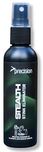 Precision Spray antiodore Stealth, 100 ml, per scarpe da calcio, scarpe sportive e guanti da portiere, deodorante per un profumo fresco di lunga durata