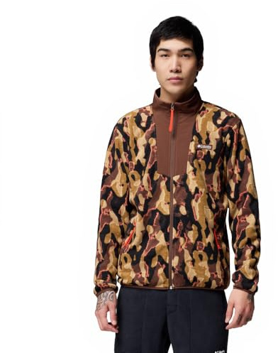Columbia Sequoia Grove Printed Full Zip Giacca in pile con zip intera Uomo (Pacco da 1)