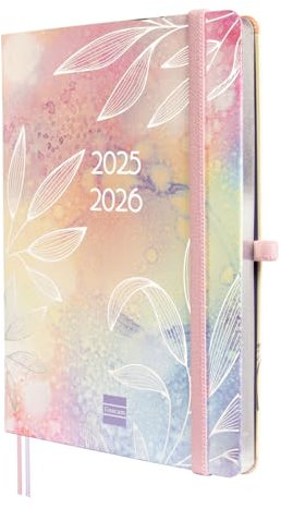 finocam Agenda Minimal 18 Mesi 2025 2026 Settimana Layout Orizzontale Luglio 2025 Dicembre 2026 (18 mesi) Pretty Internazionale