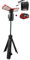 KS TOOLS - 150.4470F-A1 - Projecteur portable sur trépied - Projecteur de chantier 10 000 lumens - éclairage sans fil AC/DC - lampe LED - batterie 4A et chargeur simple inclus