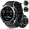 Smartwatch Uomo Militare con Chiamate Bluetooth, 1.39 HD Orologio Smart watch con 110+ Modalità Sportive, IP68 Impermeabile Tracker Attività con Sonno/Cardiofrequenzimetro per Android iOS, Nero