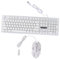 Mikinona Ensemble Clavier et Souris Gamer USB Lumineux Ergonomique Clavier Mécanique Filaire Souris pour Pc Matériau à l'usure Design Créatif Couleur Personnalisable