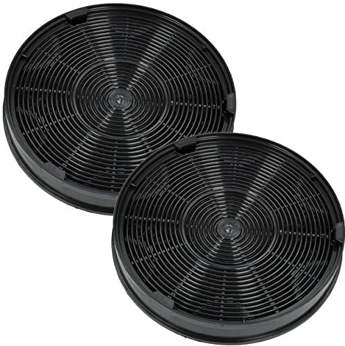 Wessper Aktivkohlefilter 2x Filter Ersatz AFC-54 passend für Mastercook, Smeg, Faber Dunstabzugshauben | 112.0016.755, Novaspirit, WK-Cristal