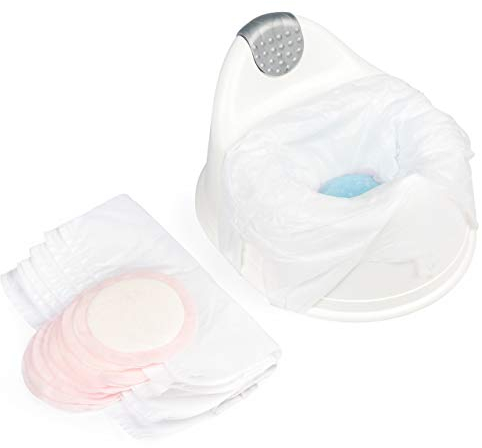chuckle - 50 Sacs de Pot Toilette Bébé Jetables avec Coussin Absorbant pour Urgences, Voyages, Voiture - Hygiénique & Pratique