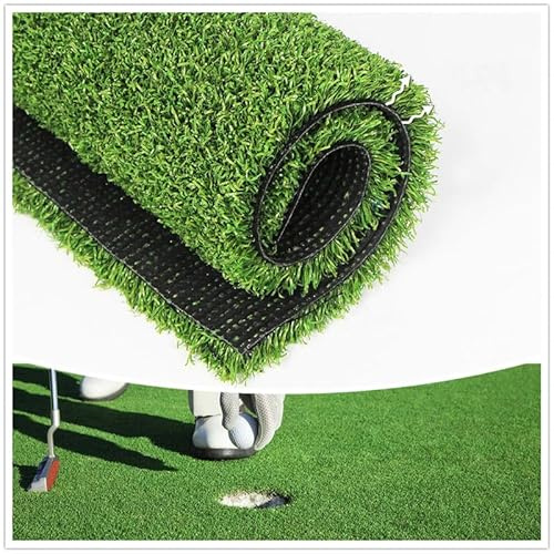 Golf Putting Green Turf (0.47 Custom Size) 5FTx10FT Multi-use Artificial Grass Rug Indoor/Outdoor Carpet, Golf Hitting Practice Mat at Home,Fake Grass Landscape for Décor