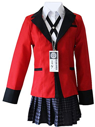 Yumeko Jabami Kostüm Schuluniformen Anime Cosplay Party Komplettes Set