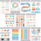 Spanisches Alphabet-Poster - Bildungsposter für Klassenzimmer, Spielzimmer und Kindergarten - Pädagogisches Dekor für Heimschule (11 Stück)