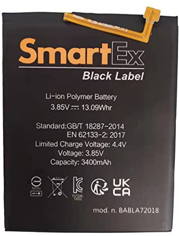 Smartex® Black Label Akku kompatibel mit EB-BA750ABU Samsung Galaxy A7 2018/ A10/A10 2019