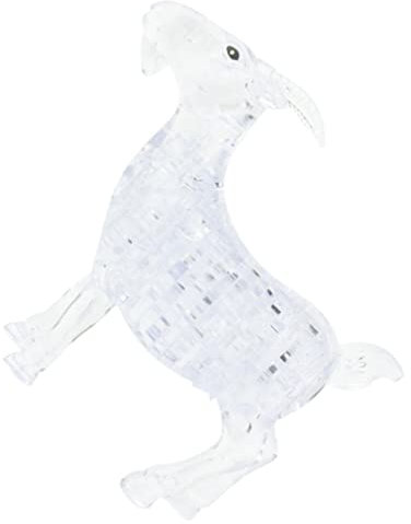 Alipis Kristallpuzzle Ziegenmotiv Selbstmontage Weiß Kristallglas Ornament Geburtstagsgeschenk Tischdekoration Zuhause Büro