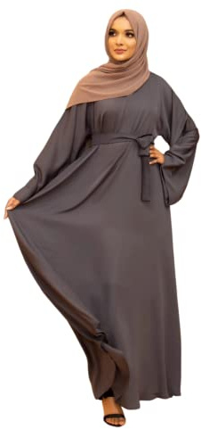 Greatfool Abaya Muslim Damen - gebetskleidung für Frauen - muslimische Kleider Damen - Hijab Kleid Abaya Jilbab - islamische Kleidung Frauen - XXL