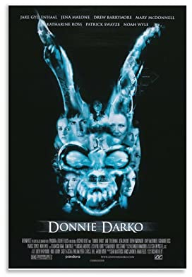 Donnie Darko 2001 Filmposter auf Leinwand, Kunst, Poster und Wandkunstdruck, modernes Familien-Schlafzimmer, Dekoration, Poster, ohne Rahmen, 30 x 45 cm