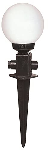 Wandleuchte Außen Stehleuchte, abs , schwarz, 20x20x50, Fassung E 27 Max 60 W