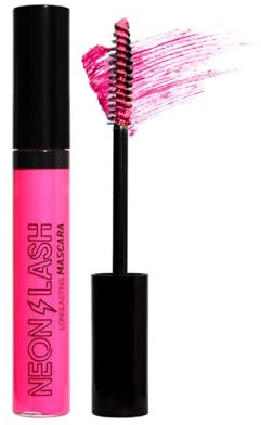 Allbestaye Bunt Wimperntusche Neon Mascara, Wasserfest Feiner Pinsel gelb grün blau orange rosa lila Wimpern Long-lasting, Augen Make-up Extra Long Lash Verlängerung & Volumen Eyelash Mascara (Rosa)