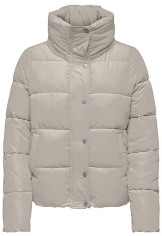 ONLY Women's Onlnewcool Puffer Jacket Cc OTW, Moonbeam, XL