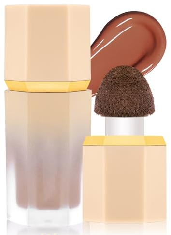 Contouring Stick, Liquid Bronzer Stick, Complexion Wand Contour Stick mit Built-in Sponge Tip, Waterproof Long Lasting Bronzer Smooth Shimmer Face Conturingstick, Make Up Highlighter Beauty Wand(01)