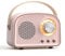 Portable Retro Wireless Speaker, Retro Cute Speaker With FM Radio Speaker Music Stereo Rechargeable, Fast Recharge(Pink)