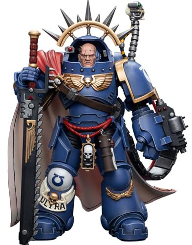 JOYTOY JT7745 40K 1/18 Action Figur Spielzeug, Ultramarines Captain in Gravis Armour, 4-Zoll Geschenk für Action Figure Enthusiasten und Sammler