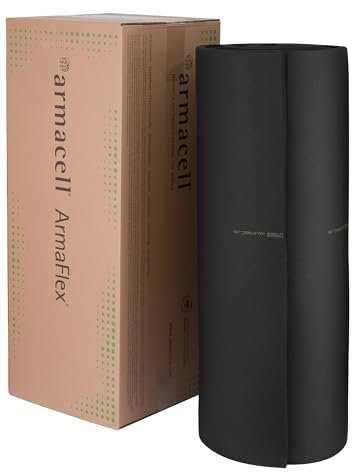 Armacell Armaflex 6mm-32mm Dämmmatten Dämmung Isolierung Kautschuk (Nicht selbstklebend, 32mm - 1,5m x 1m)