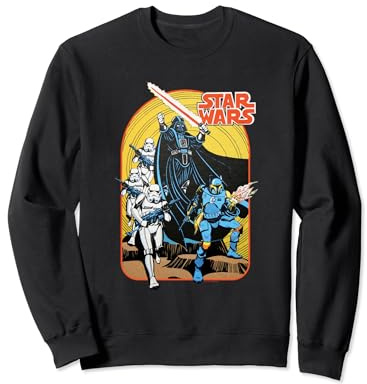 Star Wars Vintage Comic Scene Sweatshirt
