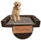 Petsen Personalisierte Hundebett - Grosse Große Mittelgroße Hunde - Hundekissen groß– Hundekörbchen - Hundesofa mit Gravieren Namen (Braune, L 118 x B 78 x H 17 cm)