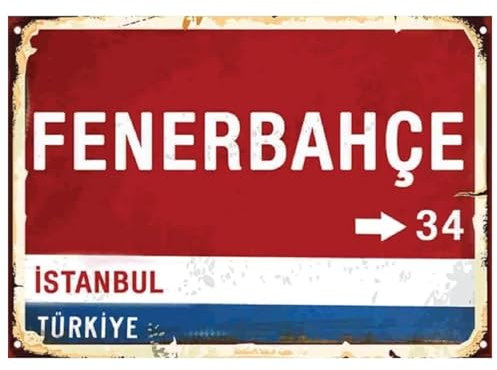 Jungengel Fenerbahce Wandbild Fenerli Tablo Kadiköy Poster Istanbul 28x20cm Wandposter NEU