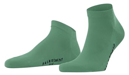 FALKE Herren Sneakersocken Family M Sn nachhaltige Baumwolle kurz einfarbig 1 Paar, Türkis Ocean Green 7506, 39-42