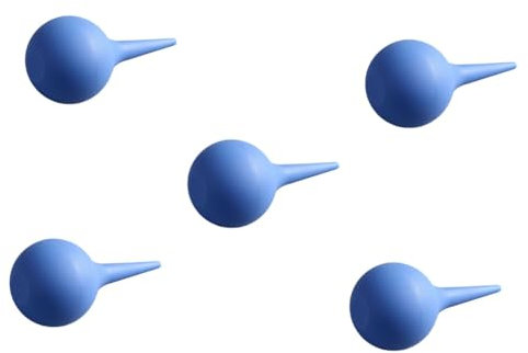 KOMBIUDA 5st Birne Raketengebläse Ohrenreiniger Saugball Wachszwiebel Handbirne Computer-luftgebläse Staubblasterkugel Staubgebläse Uhr Nase Glühbirne Reinigen Saugohr Blue