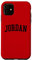 Hülle für iPhone 11 Jordan Red University