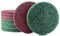 SHUOHONG 8 Pezzi Spugna Abrasiva 125mm, Carta Vetrata Spugna Lucidante per Levigatrice Orbitale, Carta Vetrata per Levigatrice, 2 Diverse Rigidità (Rosso, Verde)