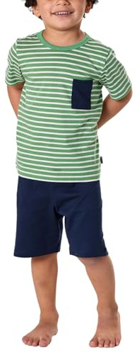 Schiesser Jungen Schlafanzug Set Pyjama kurz - 100% Organic Bio Baumwolle - Größe 92 bis 140