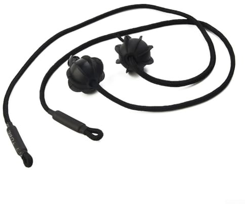 Hutablage-Seil für Mini R50 R52 R53 R56 R60 R61, 2 Stück, verstellbar, 45,5 cm Länge mit 2,4 cm Kugeldurchmesser, schwarzes ABS-Schlüsselband für die Aufbewahrung im Kofferraum