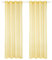 HongYa 1er-Pack Ösenschal Uni Vorhang Transparenter Voile Gardine Dekoschal H/B 145/140 cm Gelb
