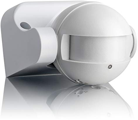 SEBSON® Bewegungsmelder Aussen IP54-2er Set - Aufputz, HF Sensor programmierbar, 15m/ 180°, LED geeignet, Wand Montage, schwenkbar 87x93x60mm, 3-Draht