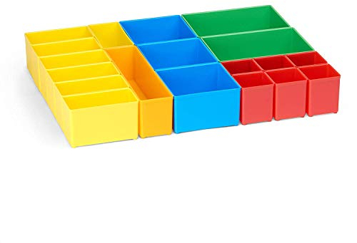 Bosch Sortimo Insetboxen-Set | Insetboxenset T2 Für die T-BOXX | Ideale Werkzeugkoffer Einlagen leer | Ordnungssystem Werkstatt Werkzeug