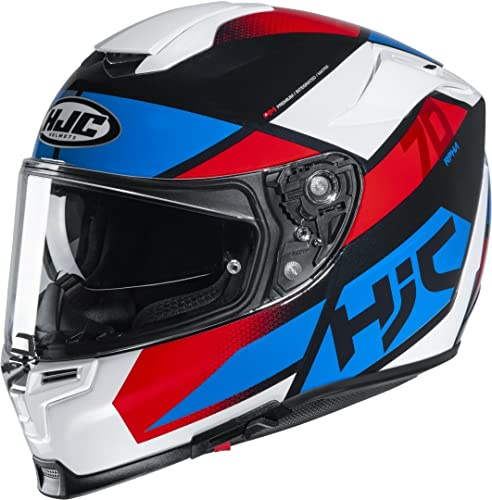 Motorradhelm HJC RPHA 70 DEBBY MC21, Schwarz/Weiss/Blau/Rot, S