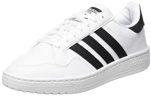 Adidas Team Court Tennis Shoe, Footwear White/Core Black/Footwear White, 38 EU