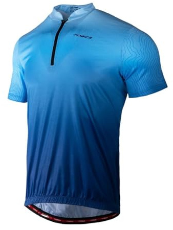 Lohca Rennrad Trikot Herren Kurzarm, Fahrrad Trikot, Schnelltrocknend Reflektierender Fahrradtrikot, Radtrikot, Radsport Funktionsshirt, Men's Cycling Jersey