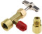 ECSiNG Can Tap Valvola Erogatrice Refrigerante Apribottiglie Con Adattatore Serbatoio Filettatura 1/4 SAE E 1/2 AC-ME Per R134A R12 Tubo Di Ricarica AC Collettore Condizionatore d'aria
