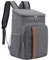 Aoresac - Mochila nevera isotérmica, bolsa de pícnic, de 18 L, bolsa de comida, térmica, impermeable, de gran capacidad, para playa, acampada y barbacoa (gris)