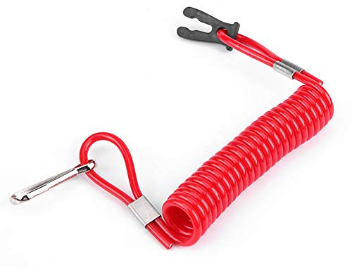 Außenborder Notausschalter Schlüsselband Fit Suzuki, Außenborder Ersatz Motorstopp Lanyard Motorsicherheitsseil Notausschalter Schlüssel Lanyard Suzuki