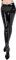 Oyolan Damen Leggings Sexy Lederhose Lederoptik Hose Wetlook mit Reißverschluss Low Waist Skinny Party Gogo Clubwear Schwarz M