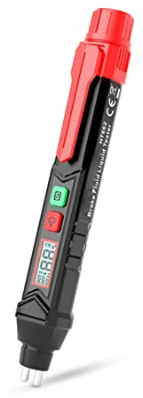 Penna Tester Liquido Liquido Freni, Tester di Umidità Liquido Freni DOT3 DOT4 DOT5.1, Analizzatore di Umidità Olio per Motore di Controllo Automobilistico