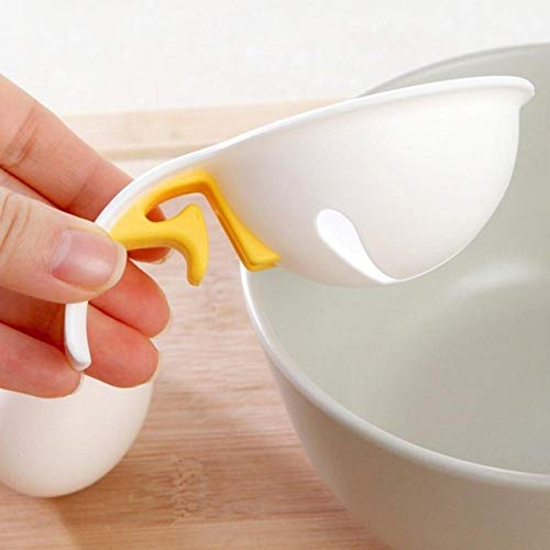 Ericetion Food Grade Plastic Egg Yolk White Separator Egg Divider Novelty Kitchen Gadgets Cooking Tools